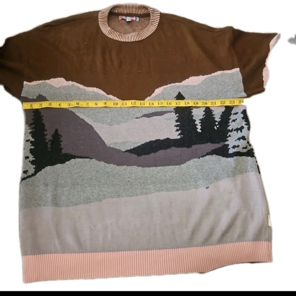 Urban Outfitters Unisex Landscape Crewneck Sweater L - Picture 8 of 9